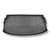 Tapis de coffre adapté pour Maxus Mifa 9 Monospace (06.2022-....) - bac de coffre - protection de coffre voiture - 7 places; derriere 3e rangée de sieges; troisième rangée décalée vers l'avant (longueur du tapis 62 cm)