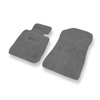 Tapis de Sol Velours adapté pour BMW 1 E81/E87 (2004-2013) - Premium tapis de voiture - gris