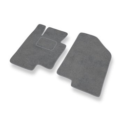 Tapis de Sol Velours adapté pour Kia Optima III Break, Berline (2011-2014) - Premium tapis de voiture - gris
