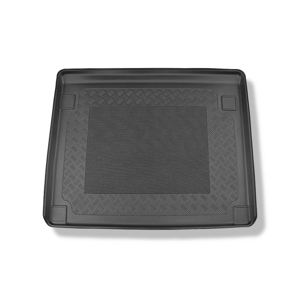 Tapis de coffre adapté pour Peugeot Rifter Van (06.2018-....) - bac de coffre - protection de coffre voiture - 5 places; empattement court; aussi pour la version électrique