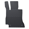 Tapis de sol en caoutchouc adapté pour Mercedes-Benz Classe E W213 Coupé, Break, Berline (2016-2023) - tapis de voiture - noir - 4 pcs.