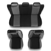 Housses de siège adaptées pour Alfa Romeo 156 I, II (1997-2007) - housse siege voiture universelles - couverture siege - TG-S