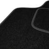 Tapis de Sol Velours adapté pour Mercedes-Benz Classe C W204 Break, Berline (2007-2014) - Premium tapis de voiture - noir