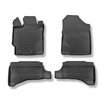 Tapis de sol en TPE adapté pour Toyota Yaris III Hayon (12.2015-10.2022) - versi