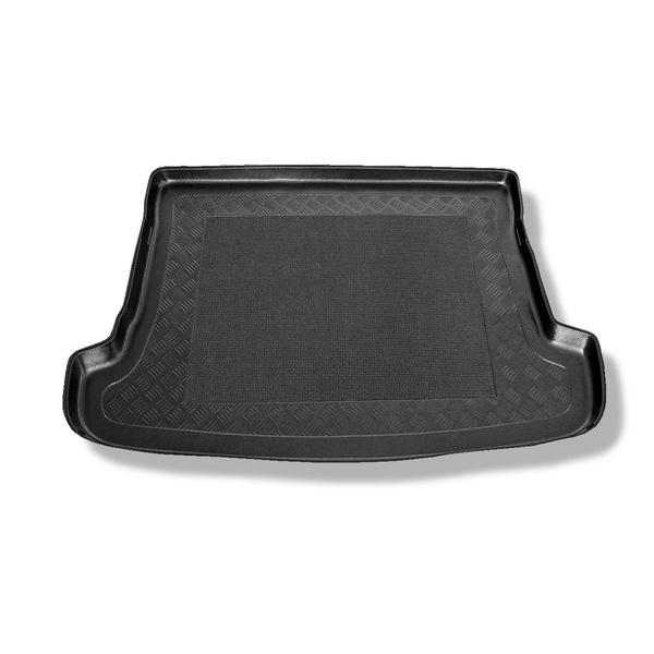 Tapis de coffre adapté pour Toyota Corolla Verso Monospace (2004-02.2009) - bac de coffre - protection de coffre voiture - 5/7 places; 3e rangée abaissée