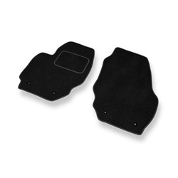 Tapis de Sol Velours adapté pour Volvo XC60 I SUV (2008-2017) - Premium tapis de voiture - noir