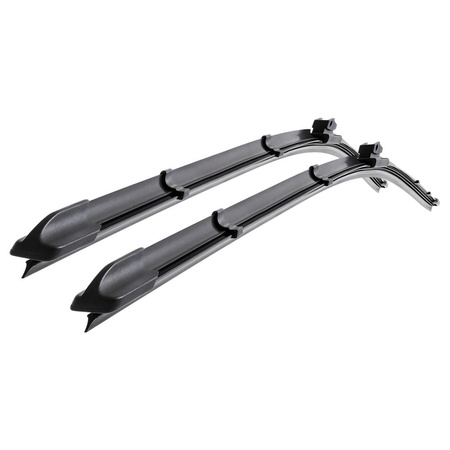 Balais d'essuie-glace de pare-brise adaptés pour Peugeot 407 Coupé, Berline, SW (05.2004-12.2011) - balais plat