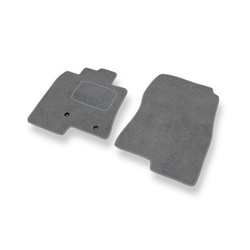 Tapis de Sol Velours adapté pour Mitsubishi Pajero III SUV (1999-2006) 3 portes - Premium tapis de voiture - gris