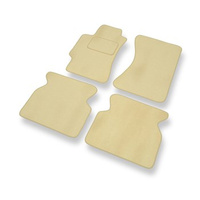 Tapis de Sol Velours adapté pour Saab 9-2X I (2004-2006) - Premium tapis de voiture - beige