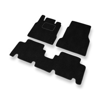 Tapis de Sol Velours adapté pour Mercedes-Benz Classe A W168 (version courte) (1997-2004) - Premium tapis de voiture - noir