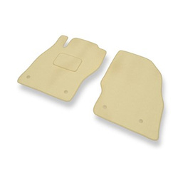 Tapis de Sol Velours adapté pour Opel Adam Hayon (2013-2019) - Premium tapis de voiture - beige