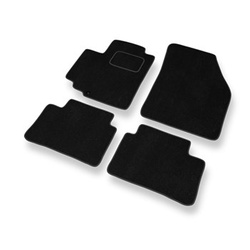 Tapis de Sol Velours adapté pour Suzuki Alto VI Hayon (2009-2014) - Premium tapis de voiture - noir