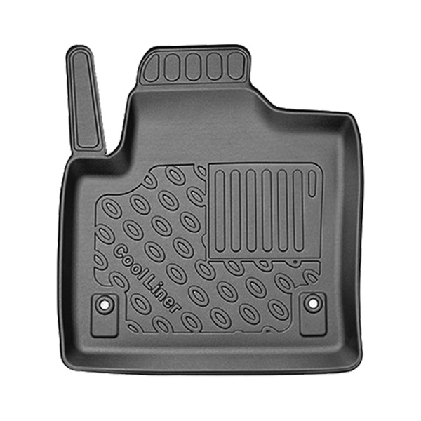 Tapis de sol en TPE adapté pour Land Rover Discovery Sport L550 SUV (2019-....) - aussi pour la version hybride - tapis de voiture - noir