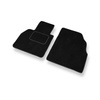 Tapis de Sol Velours adapté pour Renault Scenic II Monospace (2003-2009) - Premium tapis de voiture - noir