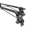 Barres de toit en acier adapté pour Renault Clio mk II Hayon (1998-2005) - Porte-Bagages de Voiture noir - toit normal
