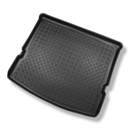 Tapis de coffre adapté pour Ford S-Max II Monospace (09.2015-....) - bac de coffre - protection de coffre voiture - 7 places; 3me rangée abaissée