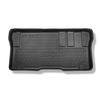 Tapis de coffre adapté pour Opel Vivaro C Van (03.2019-....) - bac de coffre - protection de coffre voiture - version pour le transport de passagers (break / tour; derriere 3e rangée de sieges; empattement long