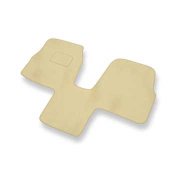 Tapis de Sol Velours adapté pour Kia Carnival I (1999-2006) - Premium tapis de voiture - beige