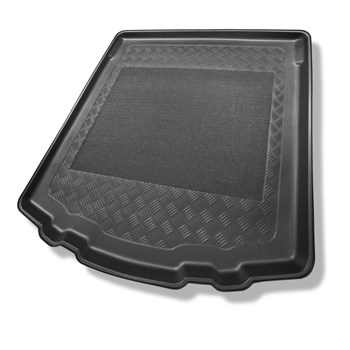 Tapis de coffre adapté pour Toyota Auris II Touring Sports (07.2013-12.2018) - bac de coffre - protection de coffre voiture - coffre inférieur (sans plancher double du coffre); aussi pour hybrides