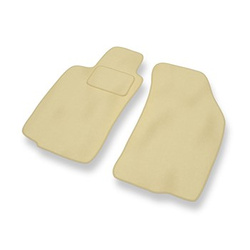 Tapis de Sol Velours adapté pour Alfa Romeo GT Coupé (2003-2010) - Premium tapis de voiture - beige