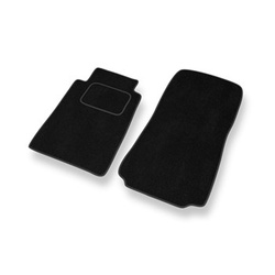 Tapis de Sol Velours adapté pour Mercedes-Benz Classe C W202 Break, Berline (1993-2000) - Premium tapis de voiture - noir