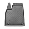 Kit tapis de coffre et tapis de voiture TPE pour: Tesla Model X SUV (01.2021-....) - 6/7 places;derrière 2ème rangée de sièges (3me rangée abaissée)