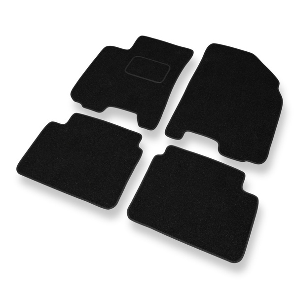 Tapis de Sol Feutres adapté pour Daewoo Kalos Berline (2002-2011) - tapis de voiture - noir