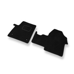 Tapis de Sol Velours adapté pour Citroen SpaceTourer Van (2016-....) - Premium tapis de voiture - noir