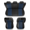 Housses de siège adaptées pour Audi A6 C4, C5, C6, C7, C8 (1994-2019) - housse siege voiture universelles - couverture siege - CM-BL