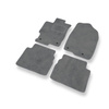 Tapis de Sol Velours adapté pour Mazda 6 II Break, Liftback, Berline (2007-2012) - Premium tapis de voiture - gris