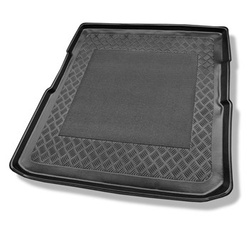 Tapis de coffre adapté pour Mitsubishi Grandis Monospace (2004-2011) - bac de coffre - protection de coffre voiture - 7 places; 3me rangée abaissée