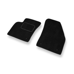 Tapis de Sol Velours adapté pour Volvo C30 I Hayon (2006-2012) - Premium tapis de voiture - noir