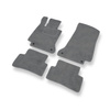 Tapis de Sol Velours adapté pour Mercedes-Benz Classe C W205 Break, Berline (2013-2021) - Premium tapis de voiture - gris