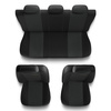 Housses de siège adaptées pour Audi A6 C4, C5, C6, C7, C8 (1994-2019) - housse siege voiture universelles - couverture siege - X.R-G1