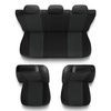 Housses de siège adaptées pour Audi Q3 I, II (2011-2019) - housse siege voiture universelles - couverture siege - X.R-G1