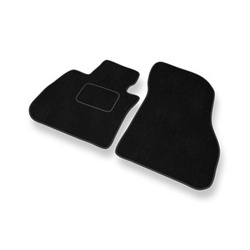 Tapis de Sol Velours adapté pour BMW X1 F48 SAV (2016-2022) - Premium tapis de voiture - noir