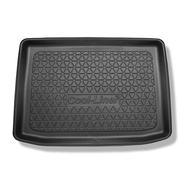 Tapis de coffre adapté pour Nissan Juke Crossover (06.2014-08.2019) - bac de coffre - protection de coffre voiture - coffre inférieur, sous le plancher amovible