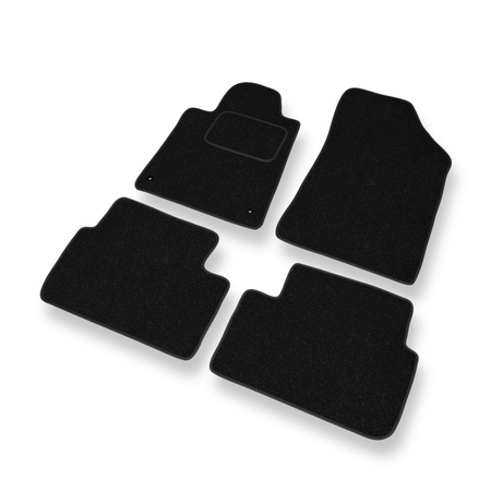 Tapis de Sol Feutres adapté pour Peugeot 407 (2004-2011) - tapis de voiture - noir