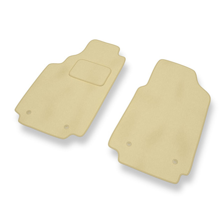 Tapis de Sol Velours adapté pour Audi 100 IV C4 (1991-1994) - Premium tapis de voiture - beige