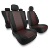 Housses de siège adaptées pour Peugeot 207 (2006-2013) - housse siege voiture universelles - couverture siege - PF-RD