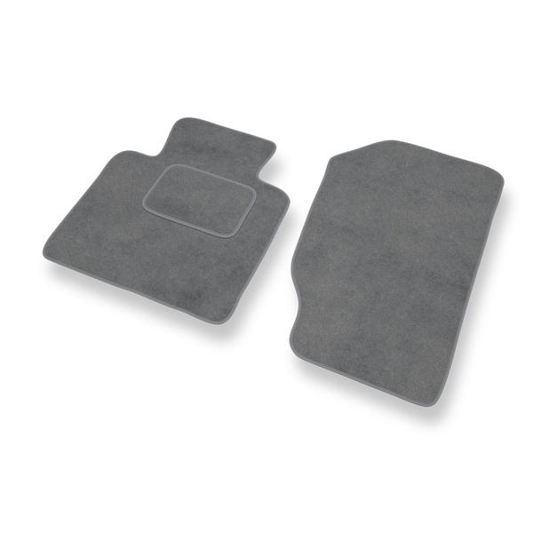 Tapis de Sol Velours adapté pour Honda S2000 Roadster (1999-2009) - Premium tapis de voiture - gris