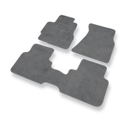 Tapis de Sol Velours adapté pour Honda CR-V I SUV (1995-2001) - Premium tapis de voiture - gris