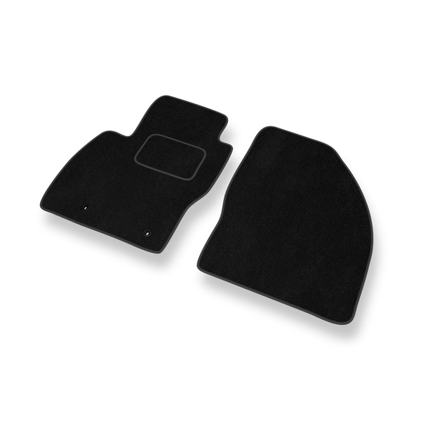 Tapis de Sol Velours adapté pour Ford Focus II Hayon, Break, Berline (2005-2010) - Premium tapis de voiture - noir