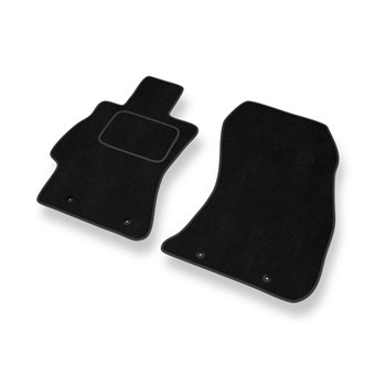 Tapis de Sol Velours adapté pour Subaru Legacy V (2009-2015) - Premium tapis de voiture - noir