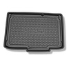 Tapis de coffre adapté pour Opel Corsa E Hayon (12.2014-05.2019) - bac de coffre - protection de coffre voiture - coffre inférieur