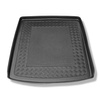 Tapis de coffre adapté pour Audi Q7 4L SUV (03.2006-05.2015) - bac de coffre - protection de coffre voiture - 5/7 places (3e rangée abaissée) / tapis plus épais pour les modeles avec systeme des rails de fixation dans le coffre