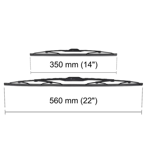 Balais d'essuie-glace de pare-brise adaptés pour Chevrolet Spark I, II Hayon (02.2005-2014) - balais standard