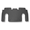 Kit tapis de coffre et tapis de voiture TPE pour: Tesla Model X SUV (10.2016-12.2020) - 6 posti;II rangée;coffre supérieur;derrière 2ème rangée de sièges (3me rangée abaissée)
