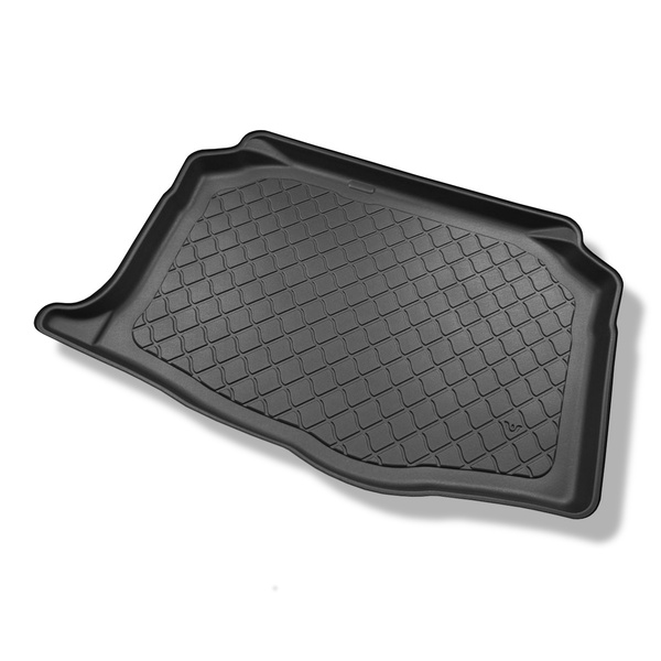 Kit tapis de coffre et tapis de voiture TPE pour: Seat Ibiza V 6F Hayon (06.2017-....) - coffre inférieur; modèles sans plancher amovible du coffre