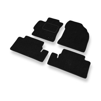 Tapis de Sol Feutres adapté pour Toyota Corolla X (2007-2013) - tapis de voiture - noir